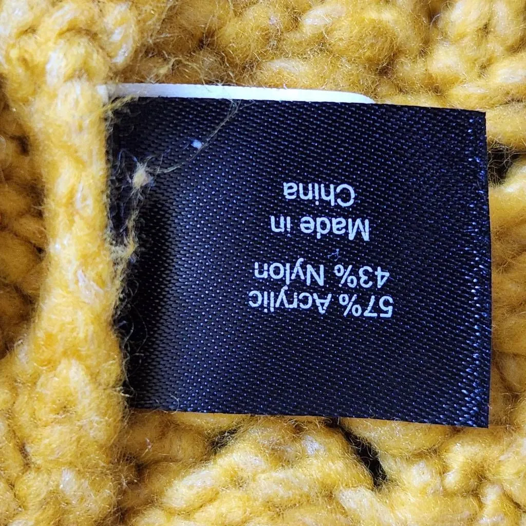 Lane Bryant Mustard Yellow Knit Sweater Size 18/20 Chunky Knit Gold Sweayer - Image 6