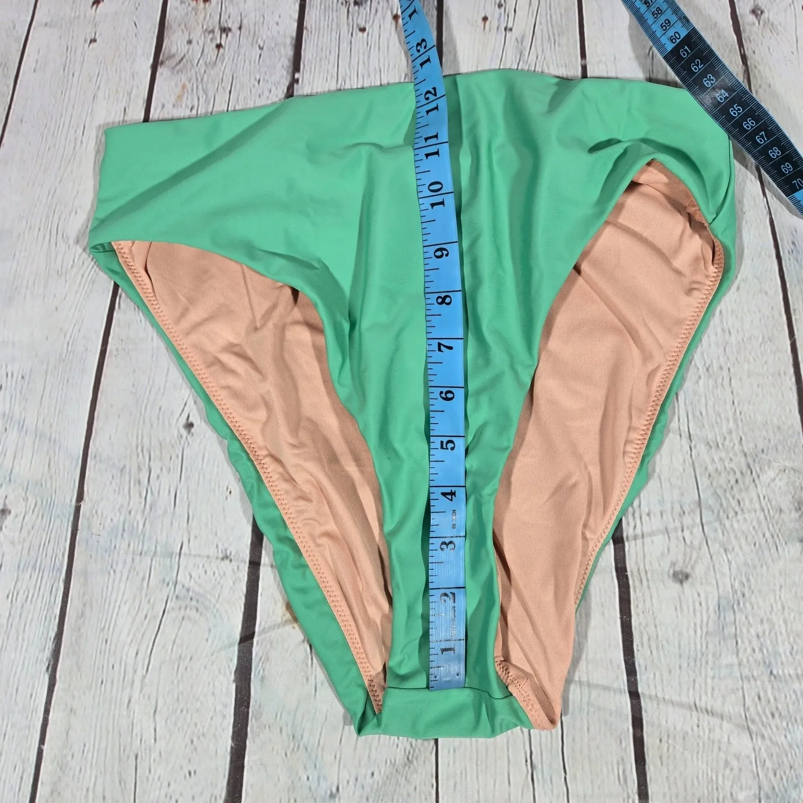 J. Crew High-rise bikini bottom in Canteen‎ Green M NWT - Image 8