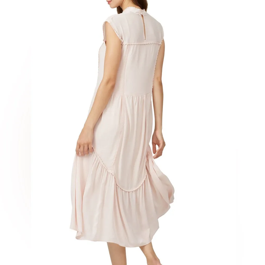 See by Chloé Pink High‎ Neck Dress light pink blush size FR 38 US 6 - Image 2