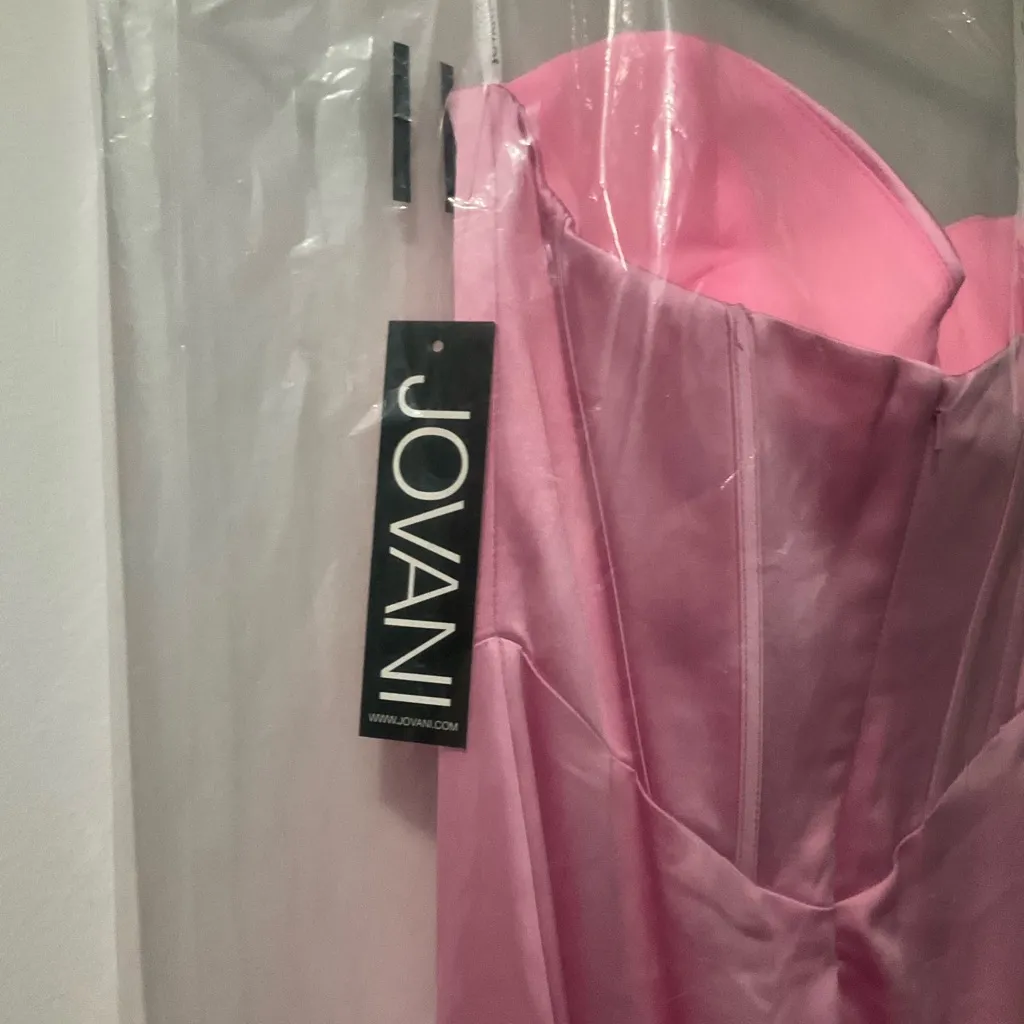 Jovani Strapless Ruffle Tiered Gown D5114 - Image 10