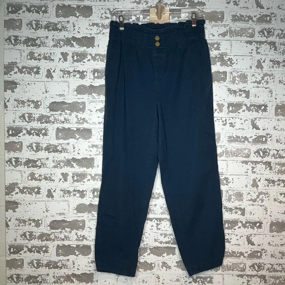 Loft | women highrise straight pants paper bag waist - Image 4
