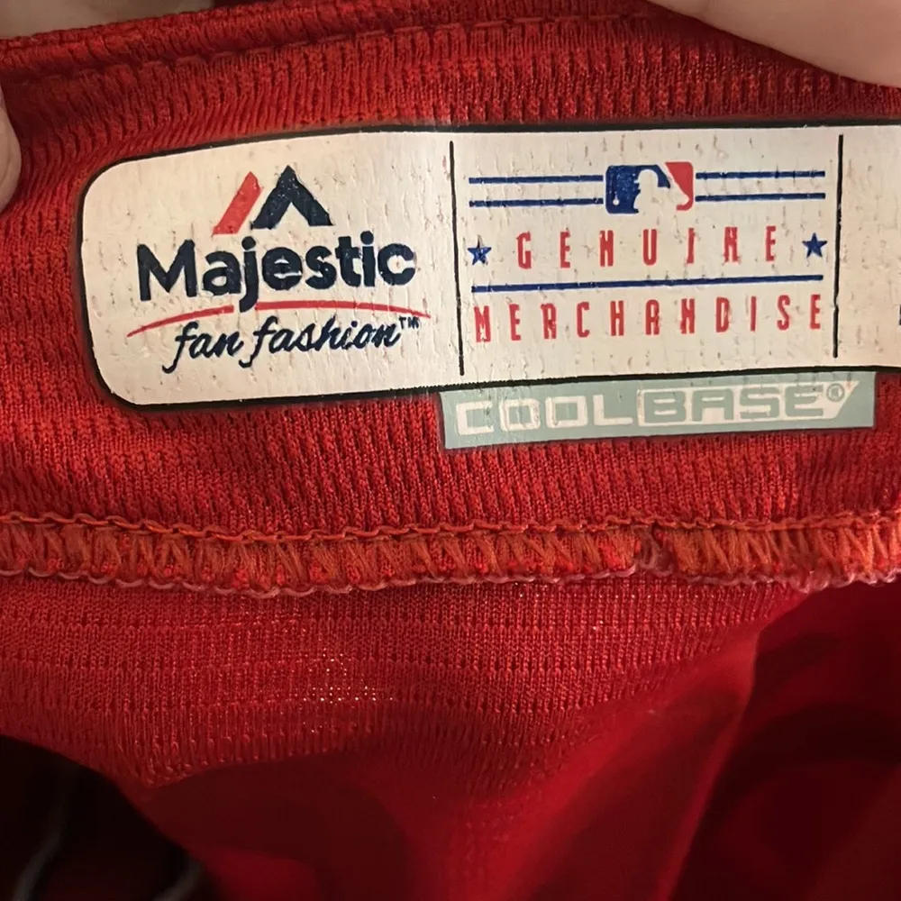 Majestic Philadelphia Phillies Women's Alternate Team Jersey , Medium - Image 5