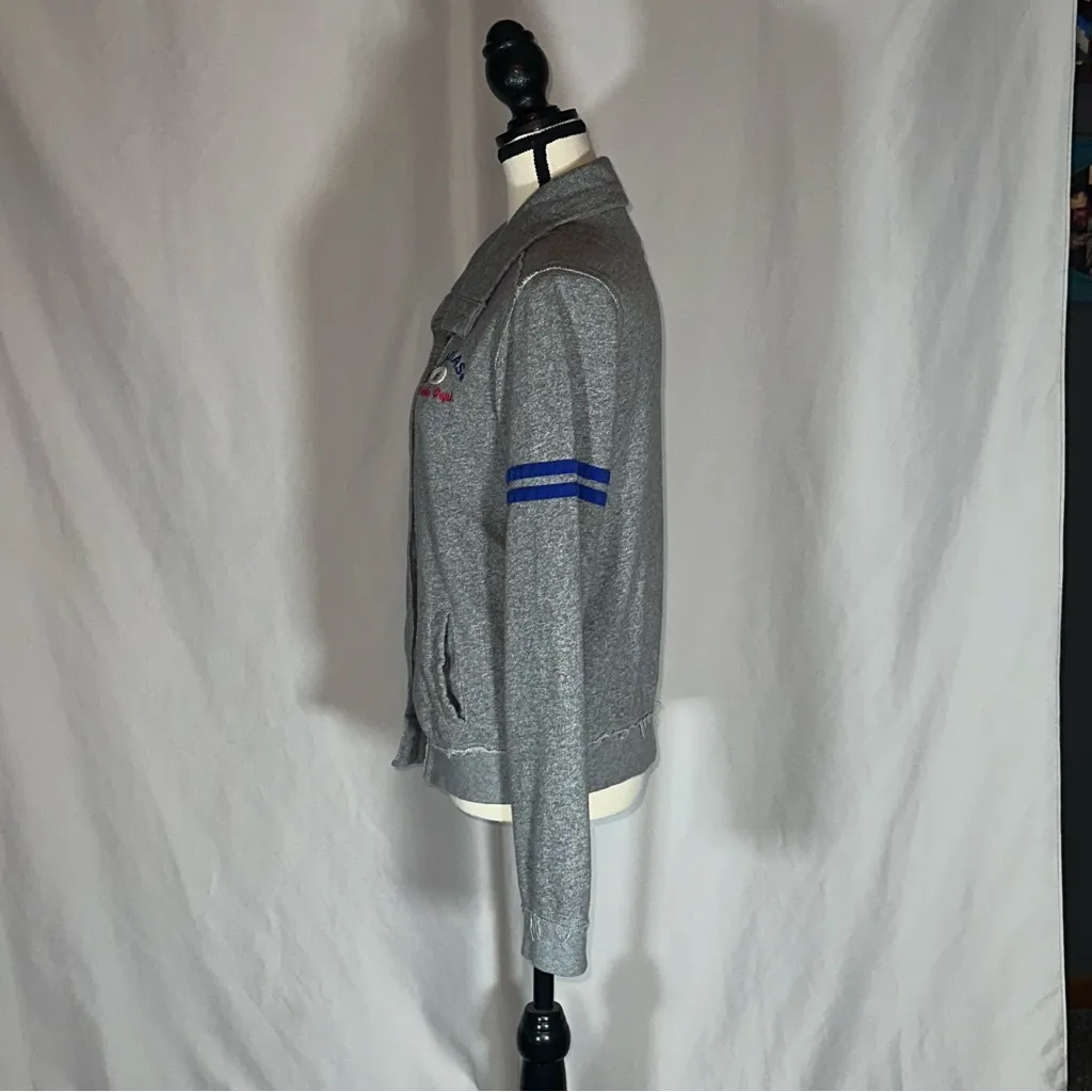 Colosseum Athletics Kansas Jayhawks Button Up Sweater - Image 4