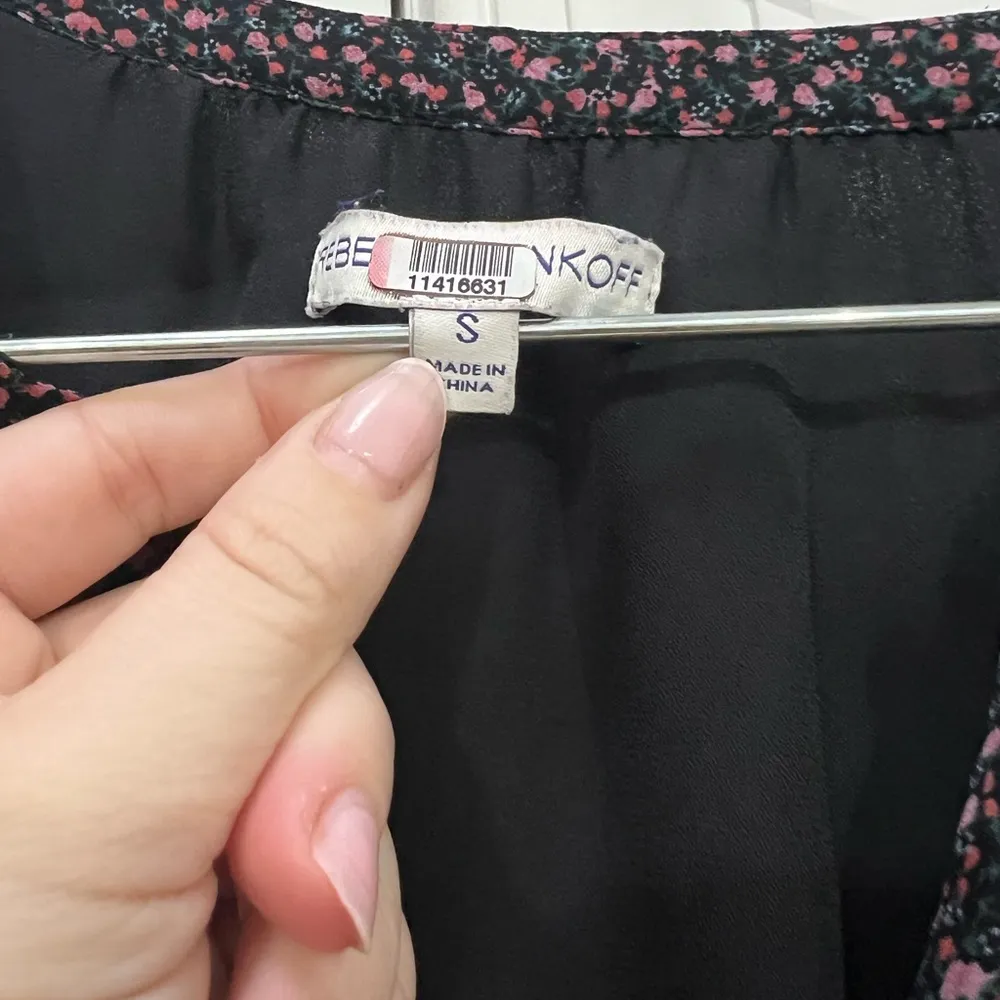 Rebecca Minkoff Black Patricia Ruffle Midi Dress Size Small $248 - Image 5