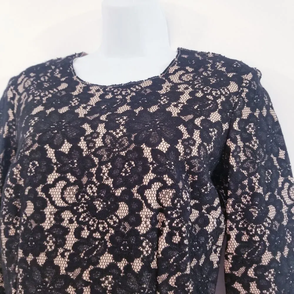 Just Cavalli Lace Mermaid Black Dress Long Sleeves - Image 4