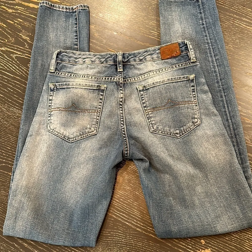 RALPH Lauren Denim Supply Low Slim Jeans - Distressed & Whiskering size 28/34 - Image 5