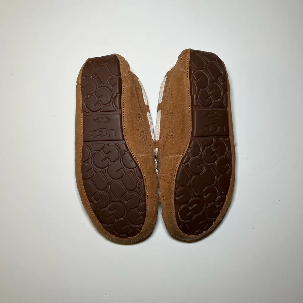 UGG Women's Dakota Sunshine Perforated Detail Chestnut Bows 7 - Image 5