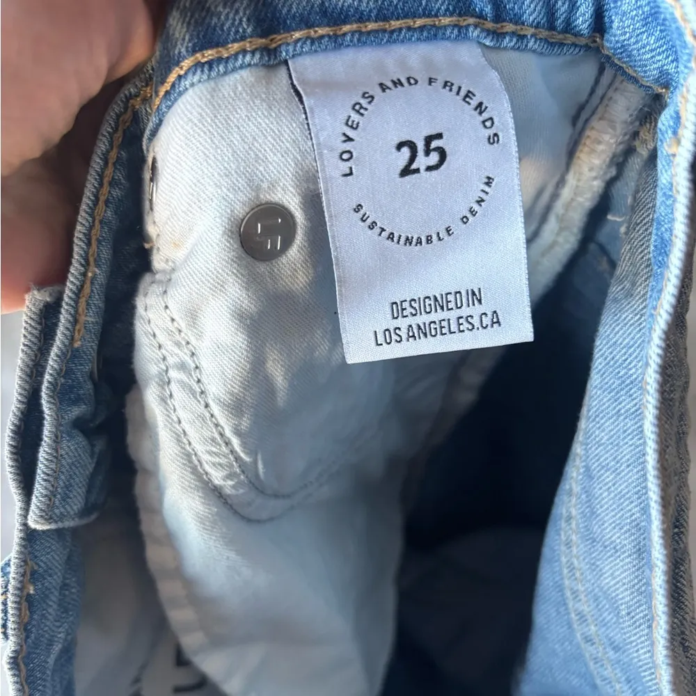 LOVERS AND FRIENDS LENNON SUPER HIGH RISE LOOSE WIDE LEG JEANS - Image 9