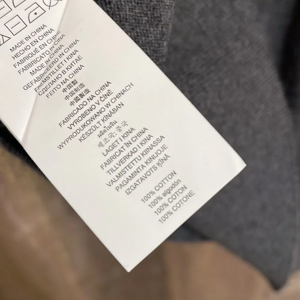 Michael Kors dark gray bell sleeve cold shoulder rhinestone sweater, M, NWT - Image 8