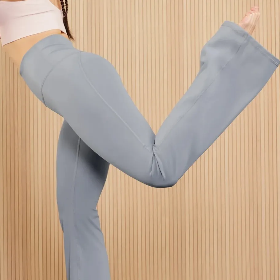 🌲Fabletics PureLuxe High Waisted Flare Yoga Leggings Lululemon Align Inspo M - Image 8