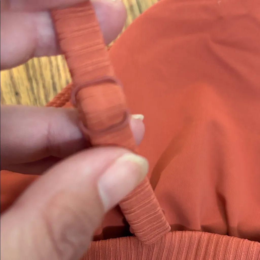 Andie Bikini Set Valencia Top Bonita Top Ribbed Ginger Orange size S‎ NWOT - Image 5