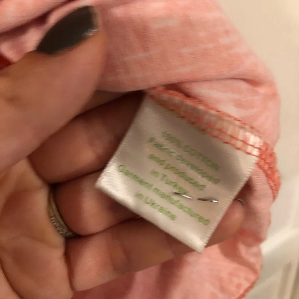 SALE Garnet hill orange palm tank or sleep tank cotton size medium - Image 6