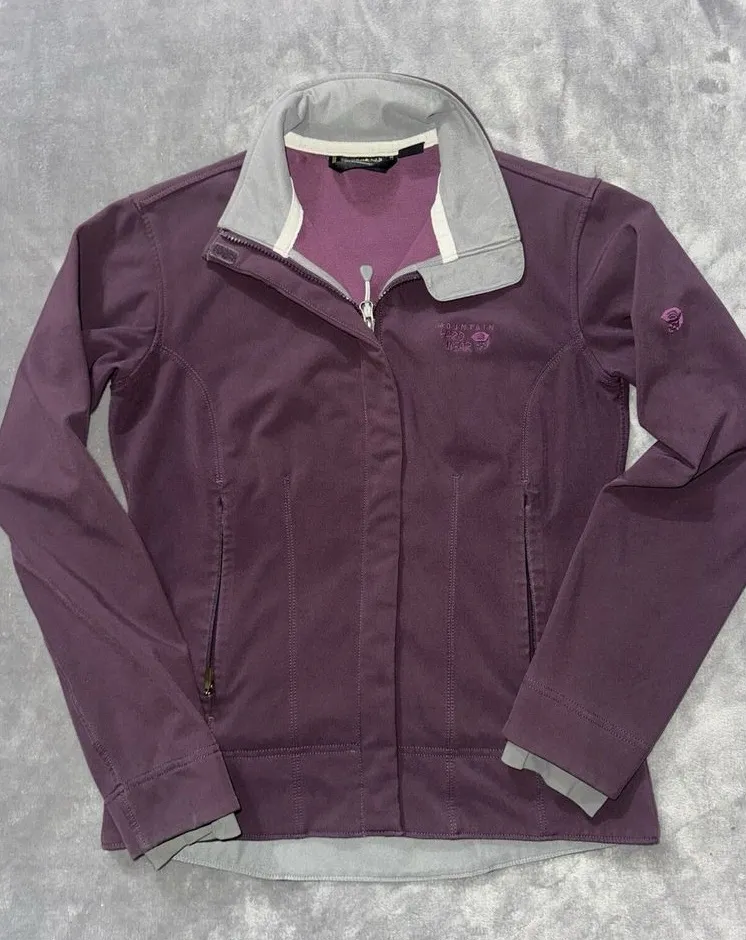 Mountain Hardwear Women's Plum Callisto Full Zip Lined Softshell Sz S - Image 1