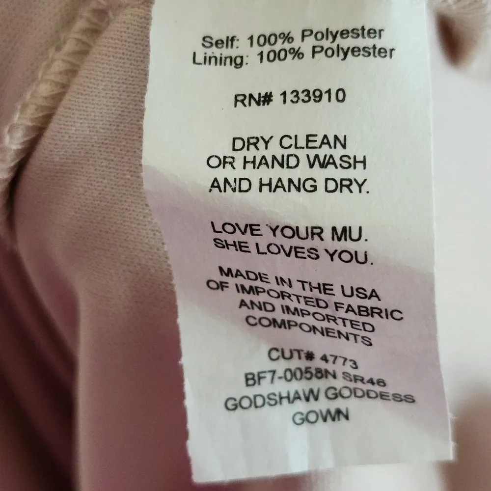 NWT‎ Show Me Your MuMu Godshaw Goddess Maxi Dress Womens Size XS Backless Tie - Image 7