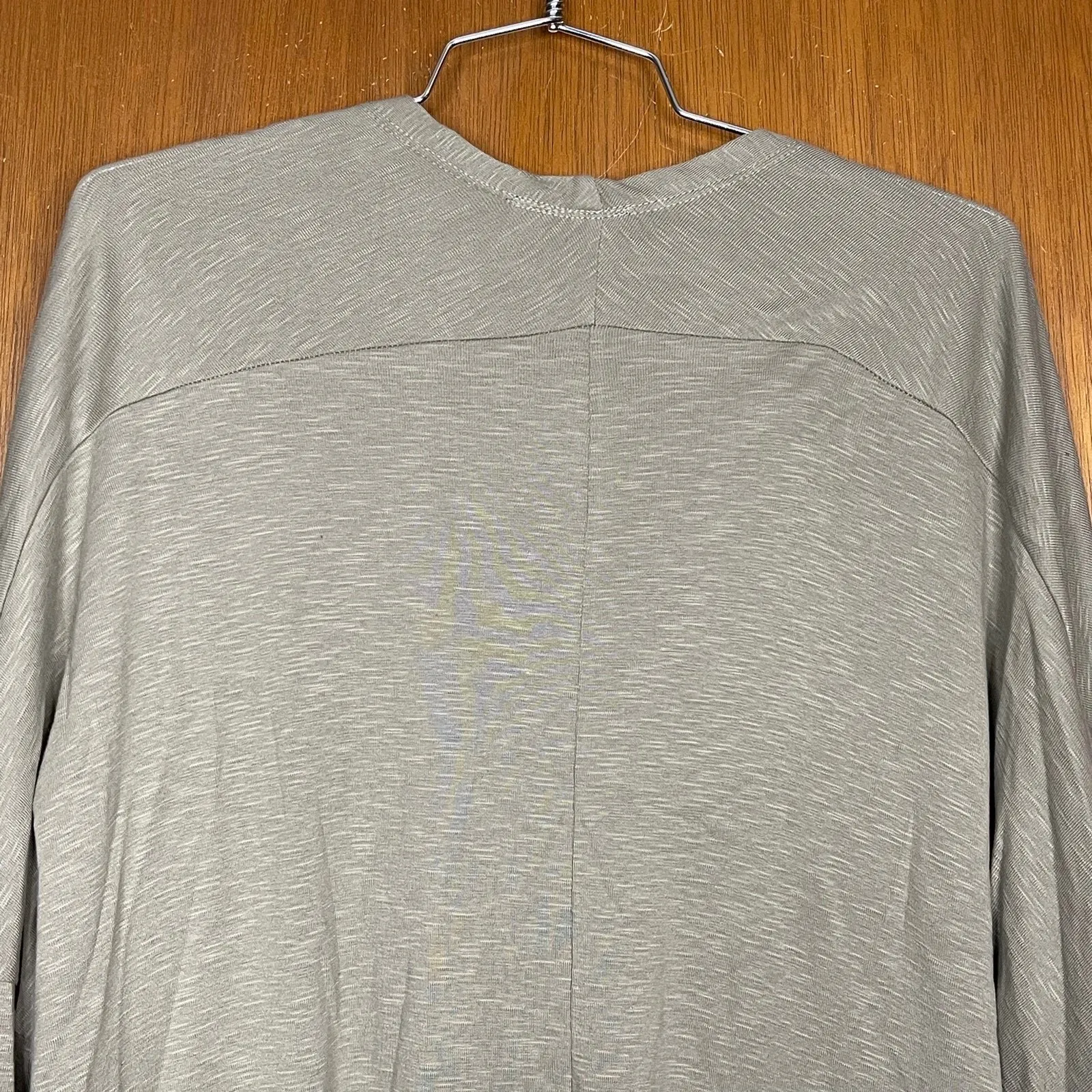 asos Woman’s Lightweight Long 3/4 Sleeved Gray Causal Cardigan Size Small - Image 4