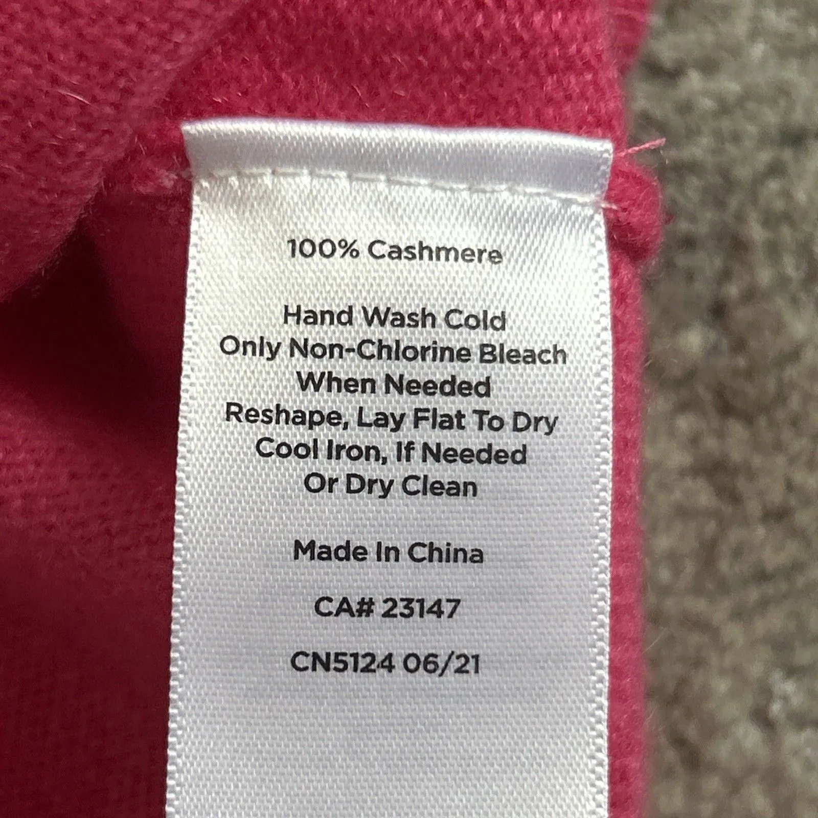 Talbots Sweater Womens XS Pink Soft Cashmere Crewneck Career Office - Image 3