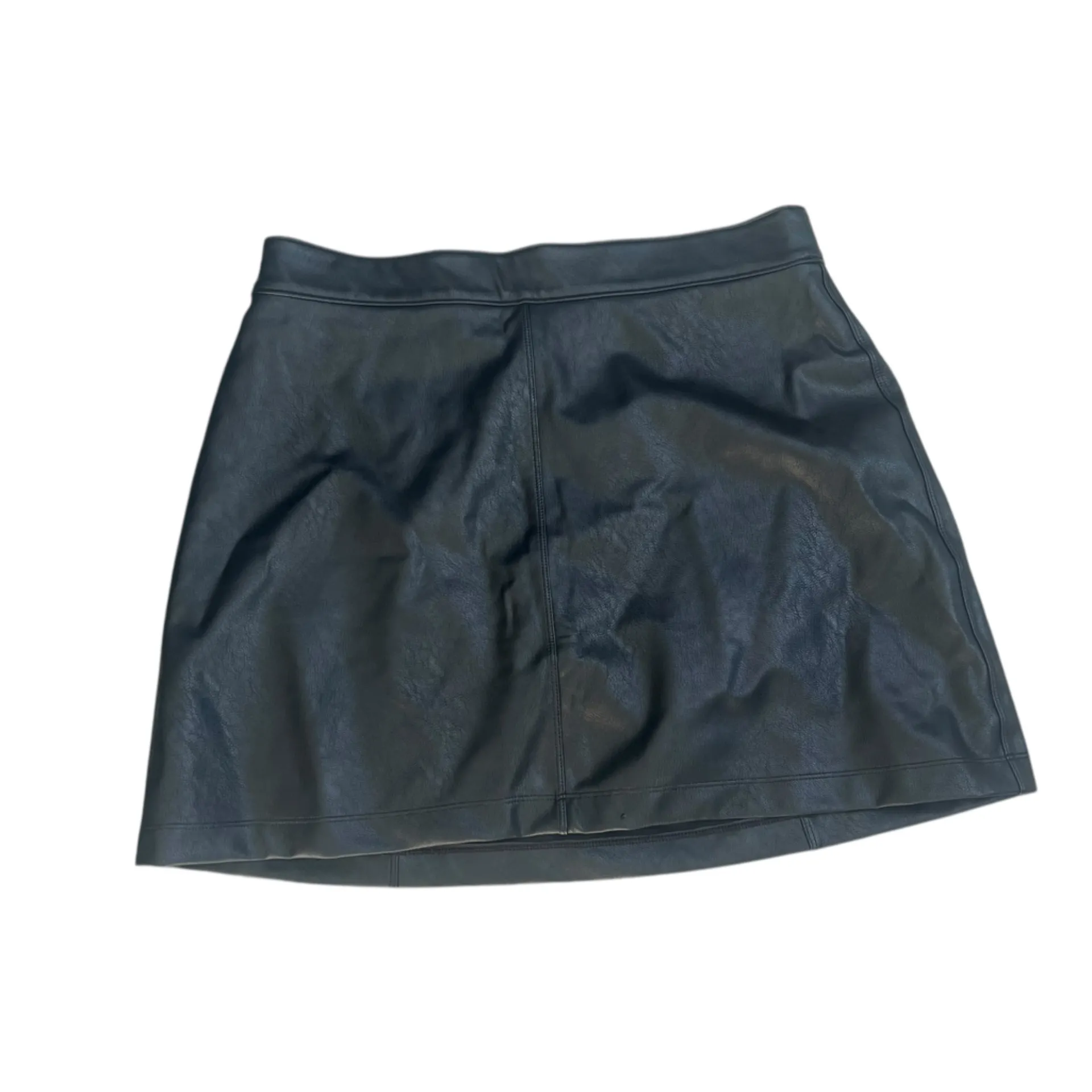 Spanx Vegan Leather mini skirt size large - Image 2