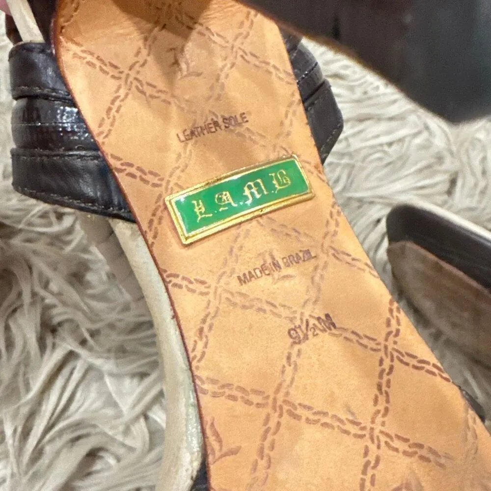 L.A.M.B. Zada ankle strap high heel sandal size 9.5 - Image 4