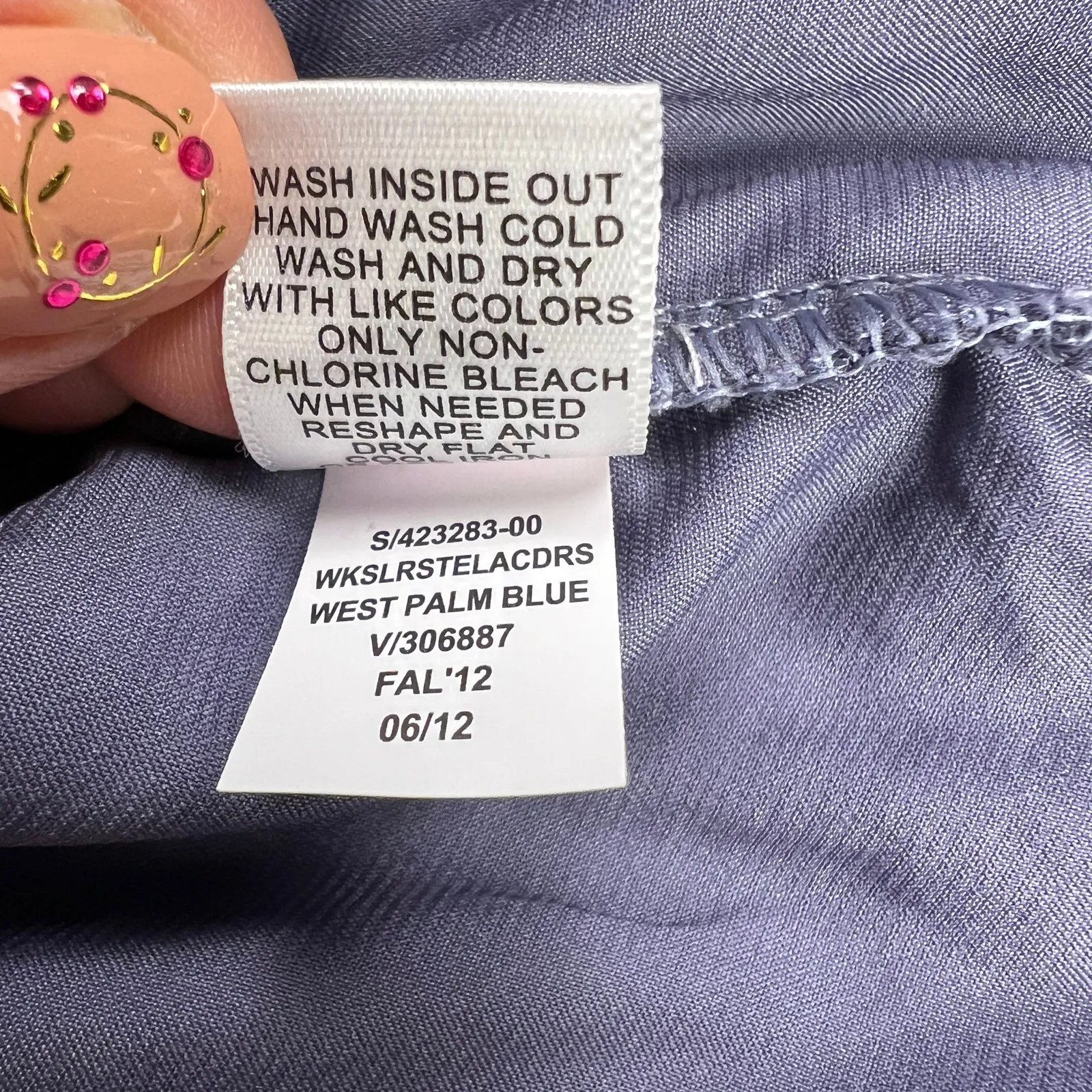 Banana Republic Crochet Overlay Sleeveless Sheath Dress West Palm Blue Size 4 - Image 13