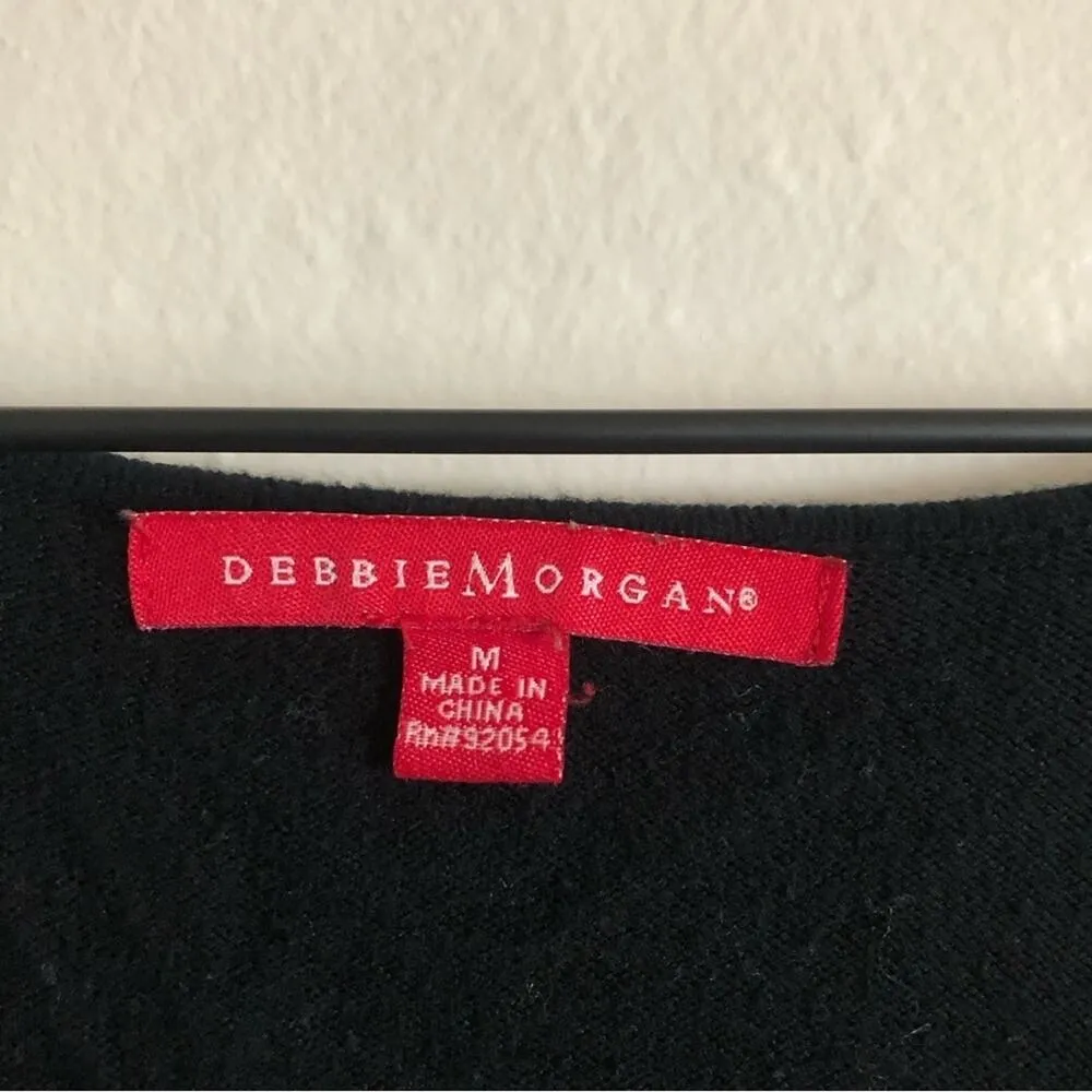 Debbie Morgan Black Long Sleeve V - Image 2