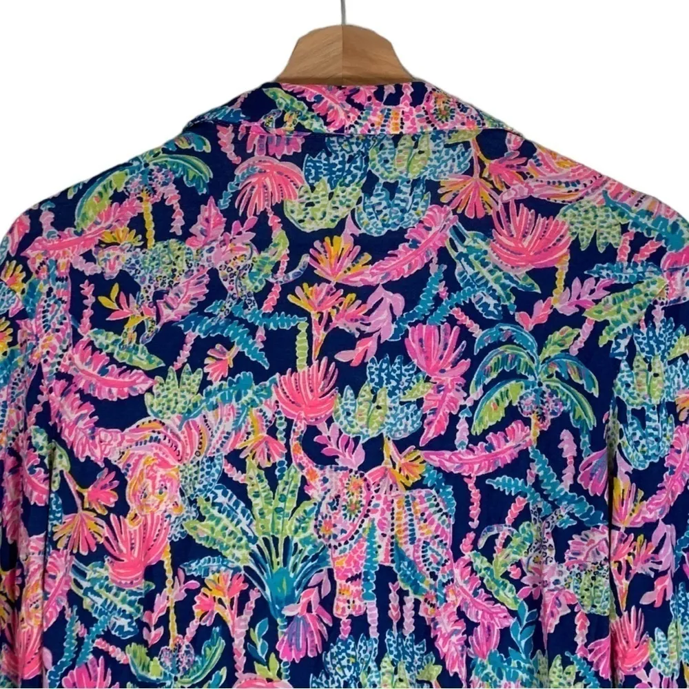 Lilly Pulitzer Oyster Bay PJ Button Down Top Size XS - Image 5