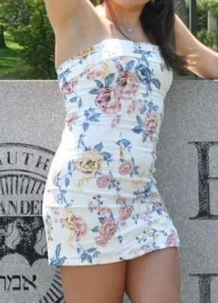 Floral Mini Dress - Image 4