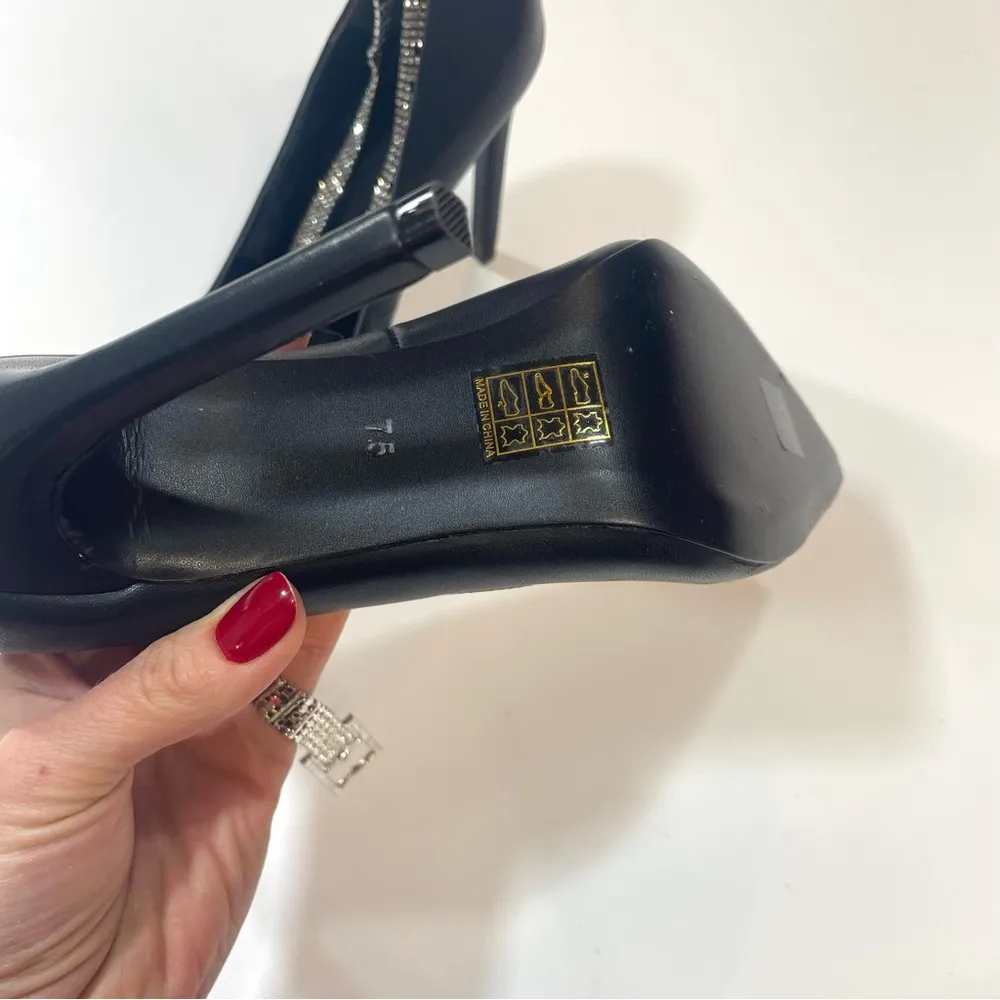 CAMILA COELHO Amor Heel In Black Size 7,5 - Image 4