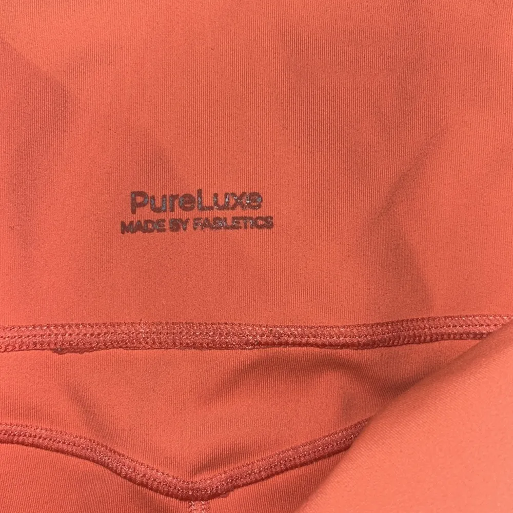 Fabletics Oasis PureLuxe High-Waisted Twist 7/8 Legging- Coral Haze - Image 6