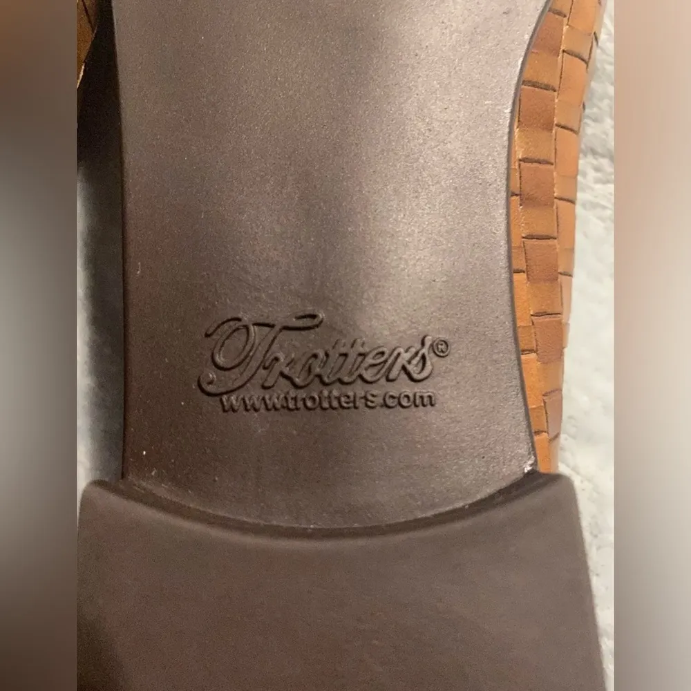 Trotter Liz Woven Leather Loafers Wm’s Size 9.5S Narrow Walnut Brown MSRP $99.95 - Image 10