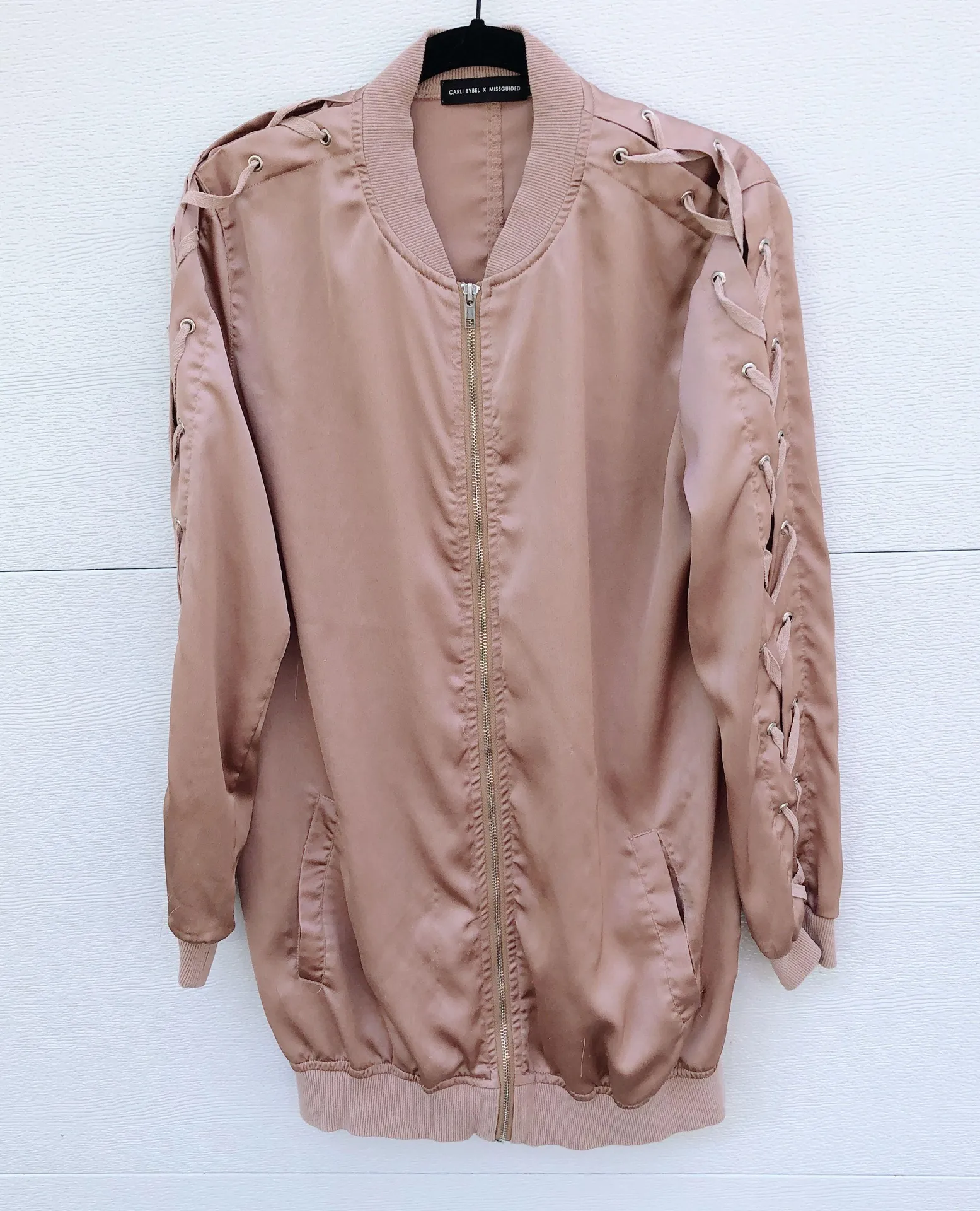 Carli Bybel x  Longline Bomber Jacket - Image 5