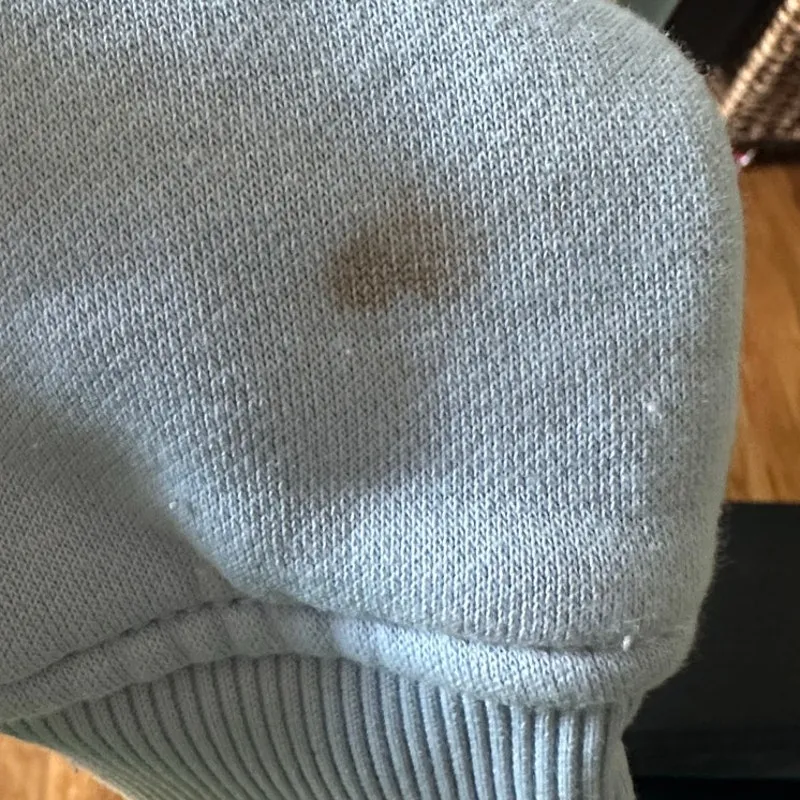 Carhartt Women’s Light Blue Graphic Hoodie | Relaxed Fit | Logo Sleeve - Image 8