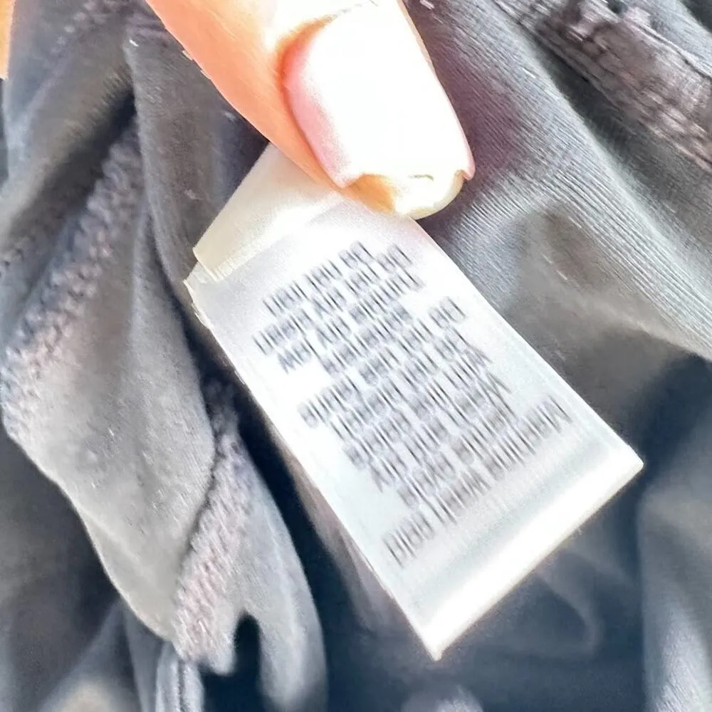 Athleta Black Jogger Pants Pull On Zip Cargo Size 6 Travel Athletic Pocket Nylon - Image 6