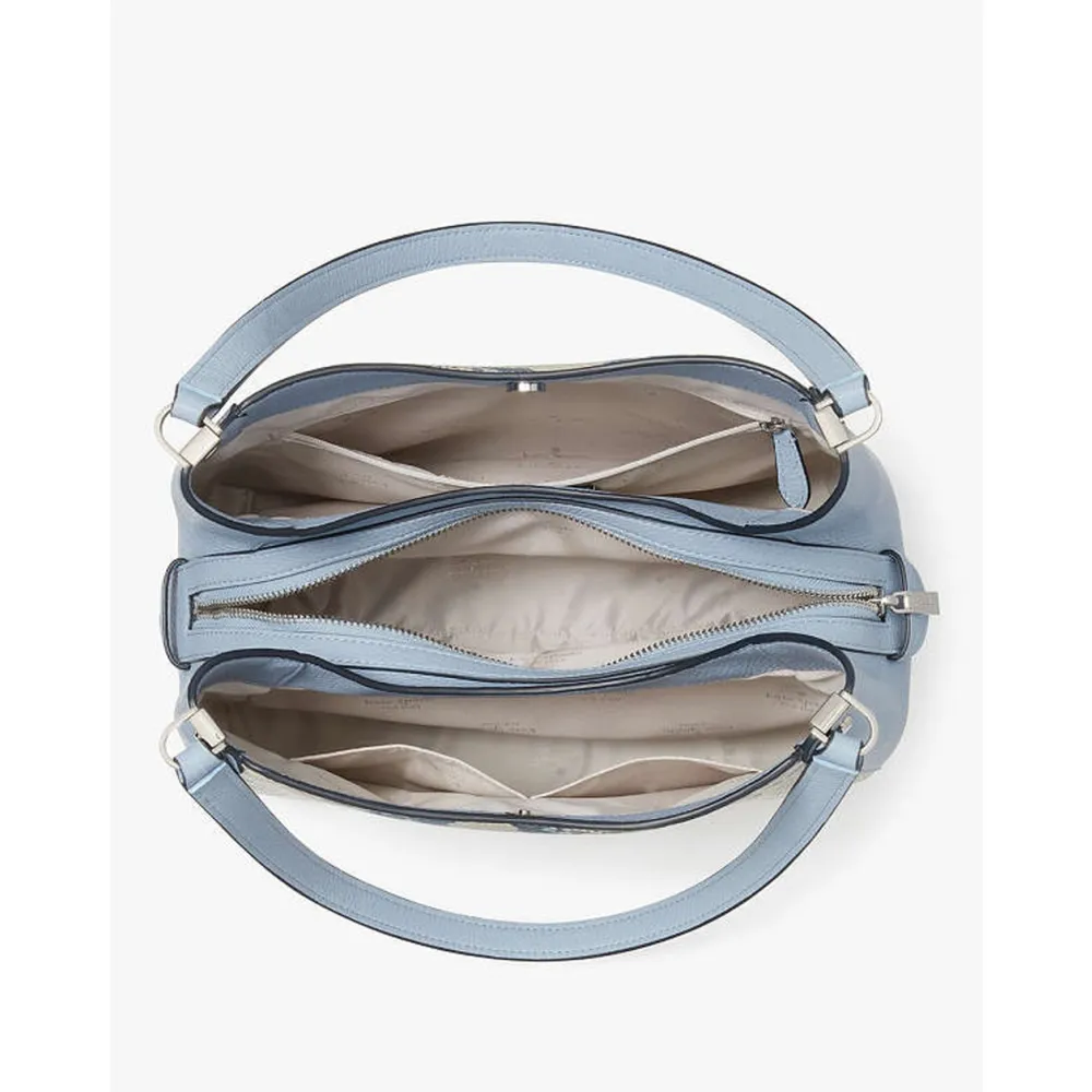 Kate Spade Leila Snake Embossed Medium Triple Compartment Shoulder Bag - Image 7