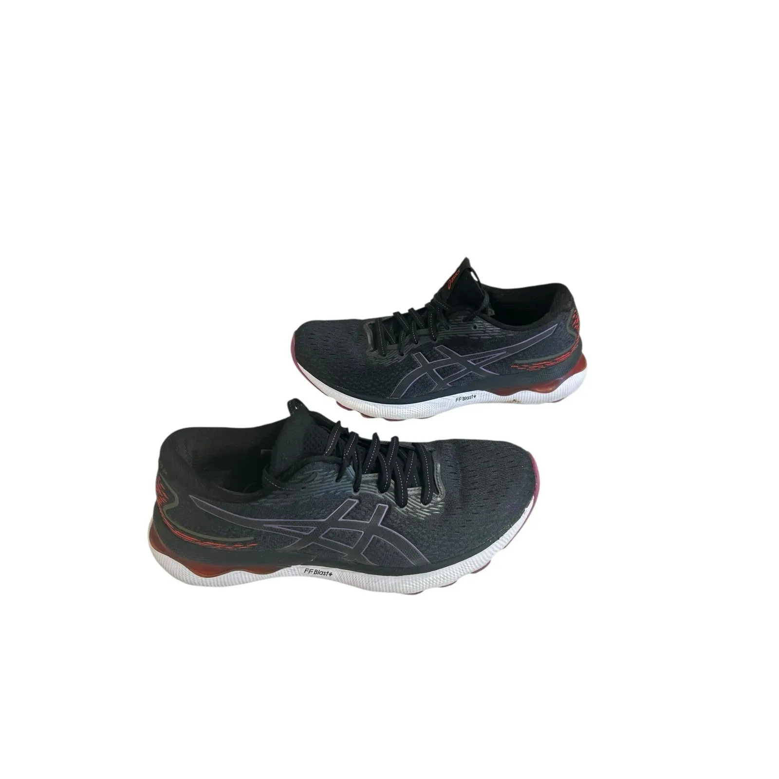 ASICS® Women's 6 B GEL-NIMBUS 24 Running Shoes in Black/Orchid 10 - Image 2