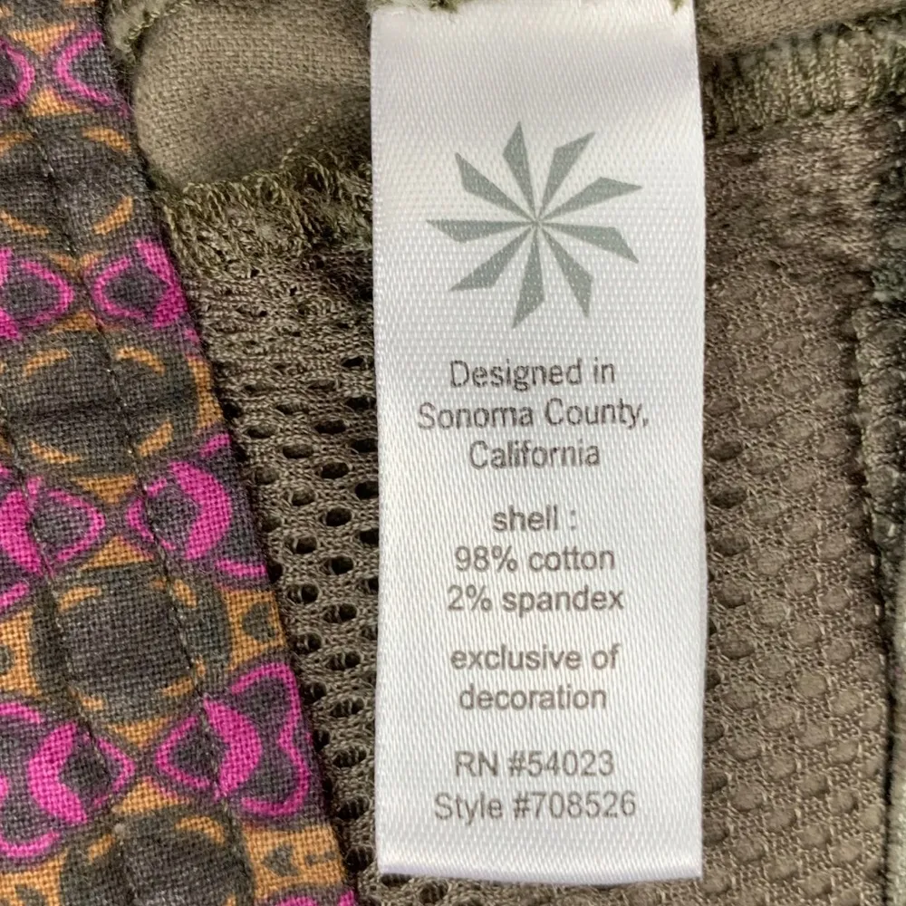 Athleta Whenever Corduroy Olive Green Skirt Sz 10 - Image 6