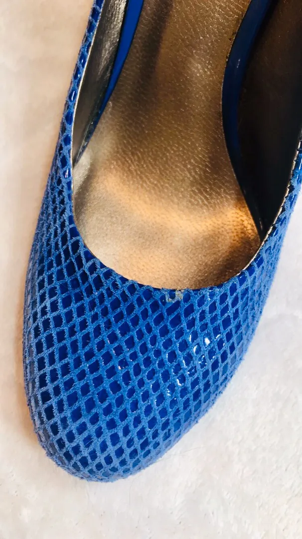 Moda Spana Lapis Snakeskin Heels - Image 9