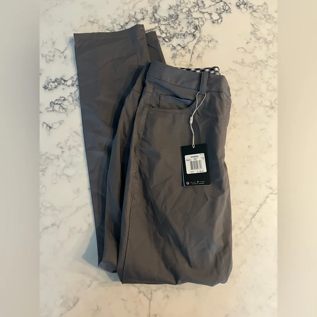 Nike Tour Performance Gray Golf Pants Women’s 6 $90 Dri Fit New Style 640419 - Image 5