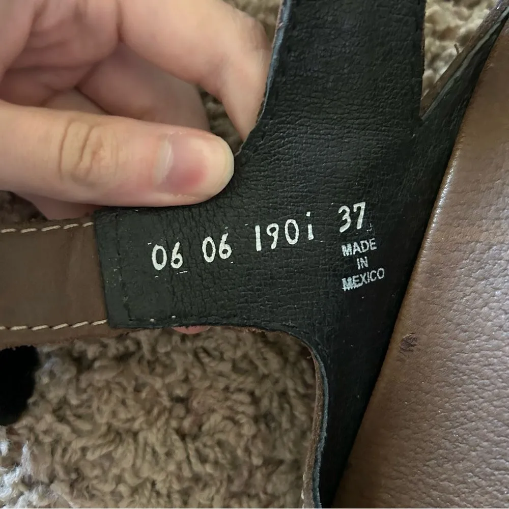 Wolky Liana Comfort Strappy Adjustable Brown Sandals Size 37 US 6 - Image 8