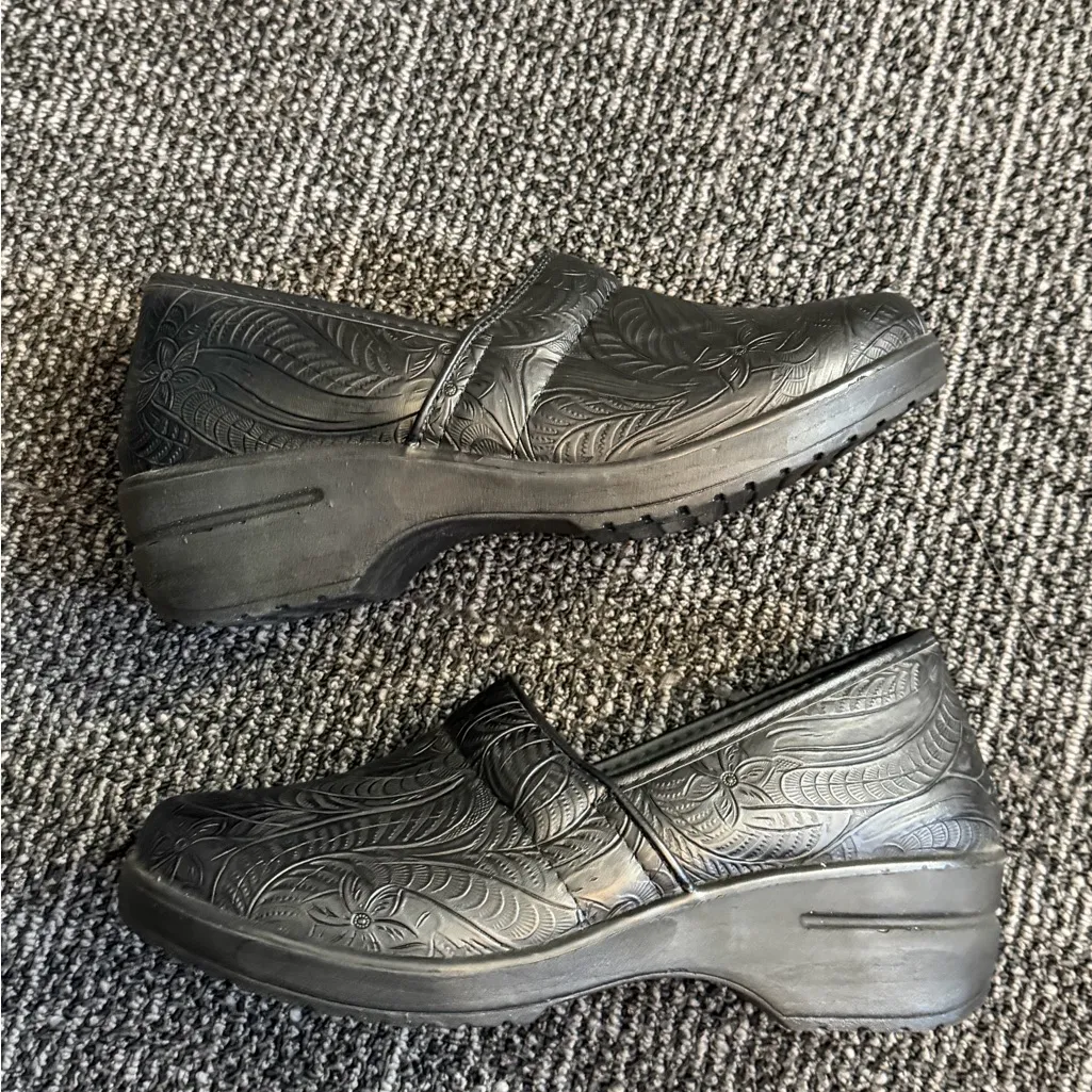 Easy Works Easy Street Clog Womens 12 WW Work Black Slip On Shoes - Image 3