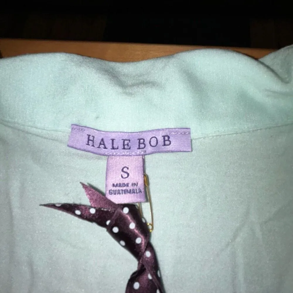 Hale Bob 2-piece short sleeve pajama set light green size S - Image 3