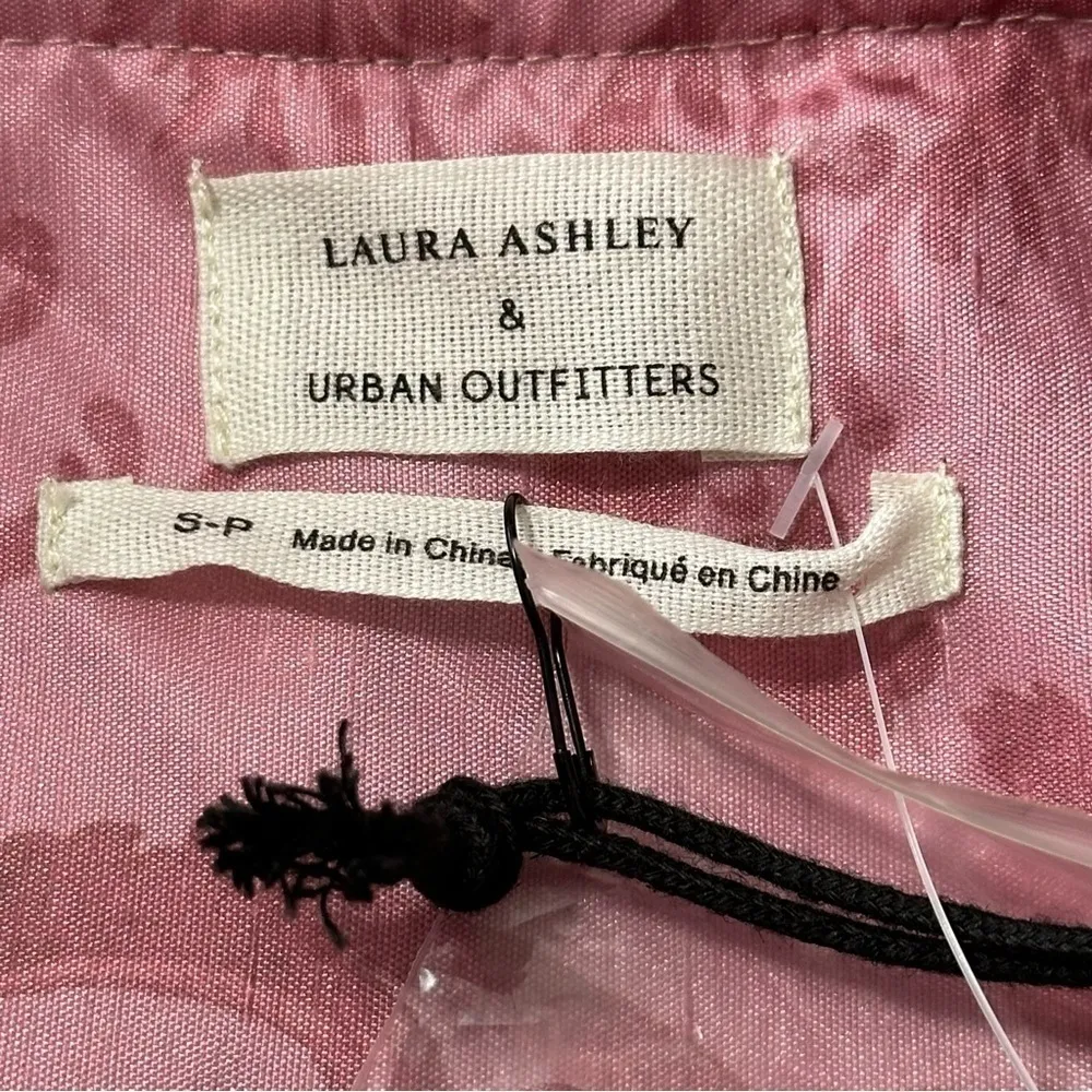 Laura Ashley x Urban Outfitters UO Women’s Size S Pink Anna Tie-Neck Mini Dress - Image 13
