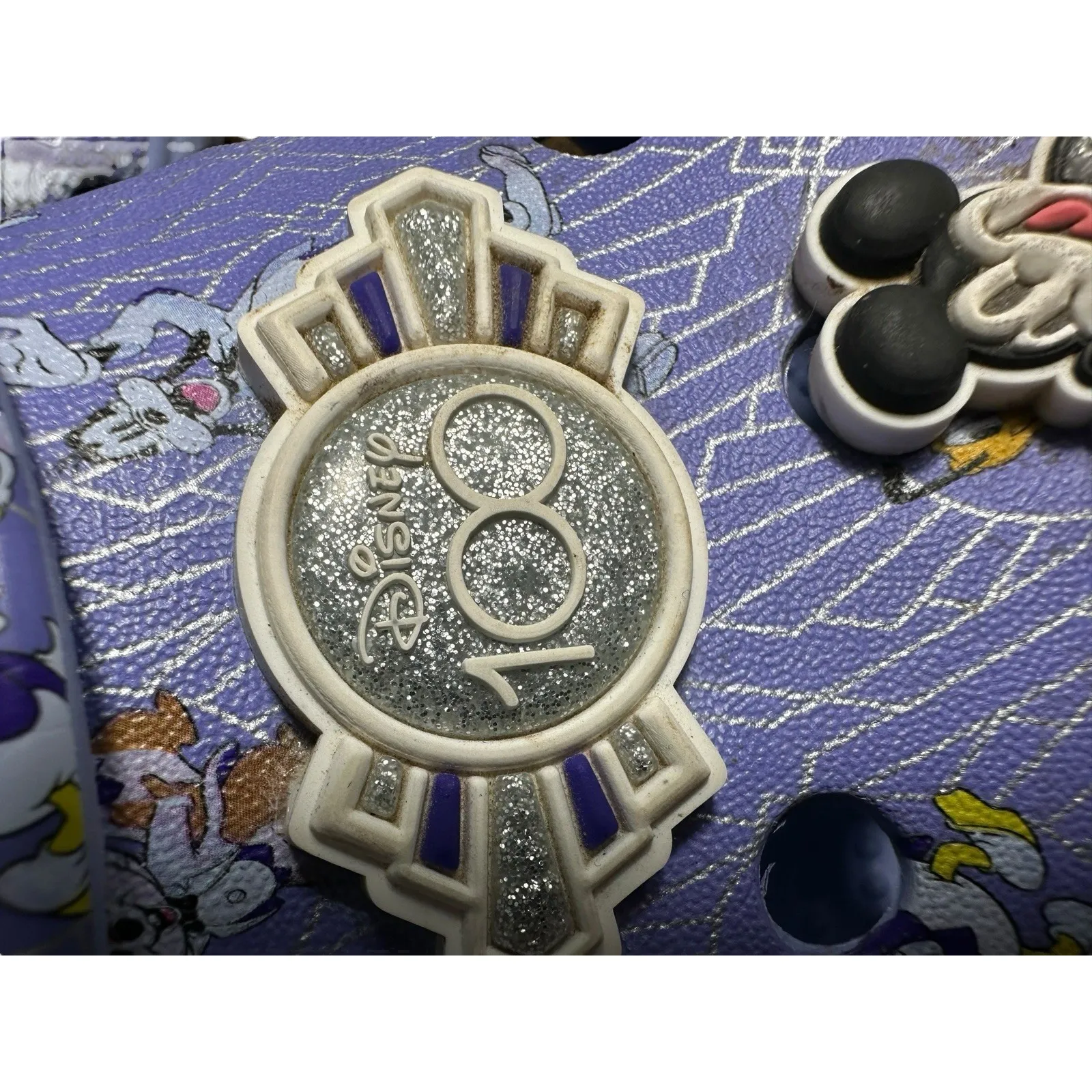 Disney Parks Crocs 100 Years of Wonder 12 Men's Clogs‎ Shoes Blue Mickey #S98-7 - Image 5