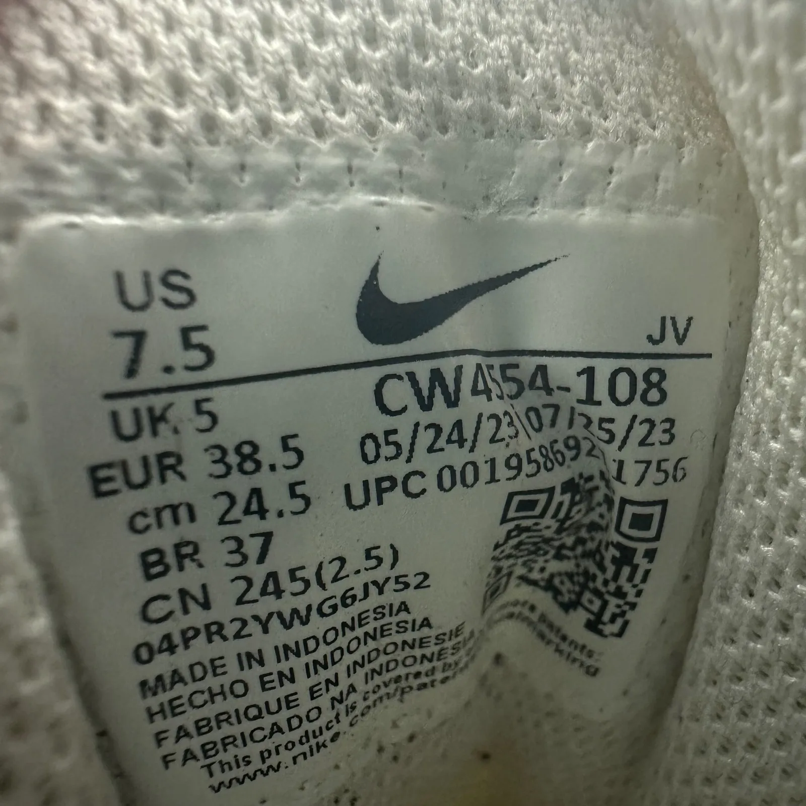 Nike Air Max SC‎ Casual Sneakers White Beige Suede Mesh Athletic Shoes - Image 4