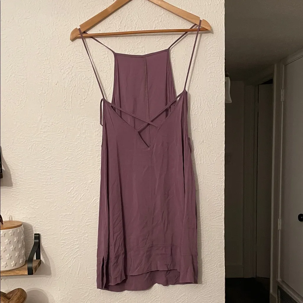 Free People Lavender Backless Dress - Image 4