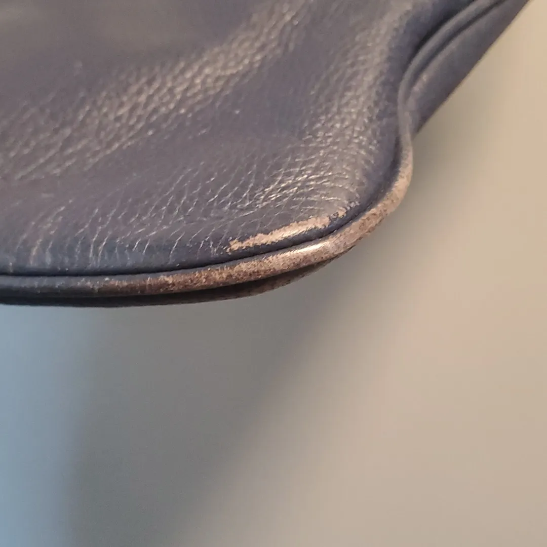 Ralph Lauren Blue Leather Crossbody - Image 7