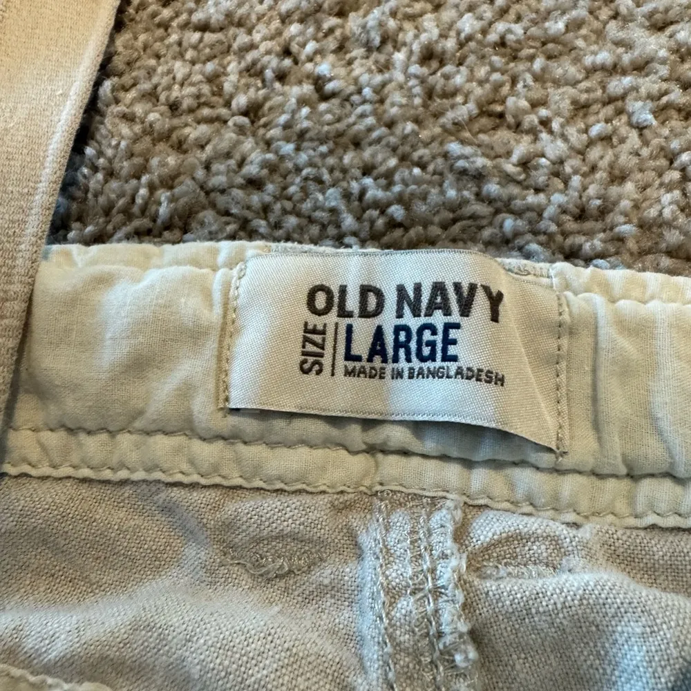 Women’s Old Navy Casual Linen Pants - Light Beige - Image 2