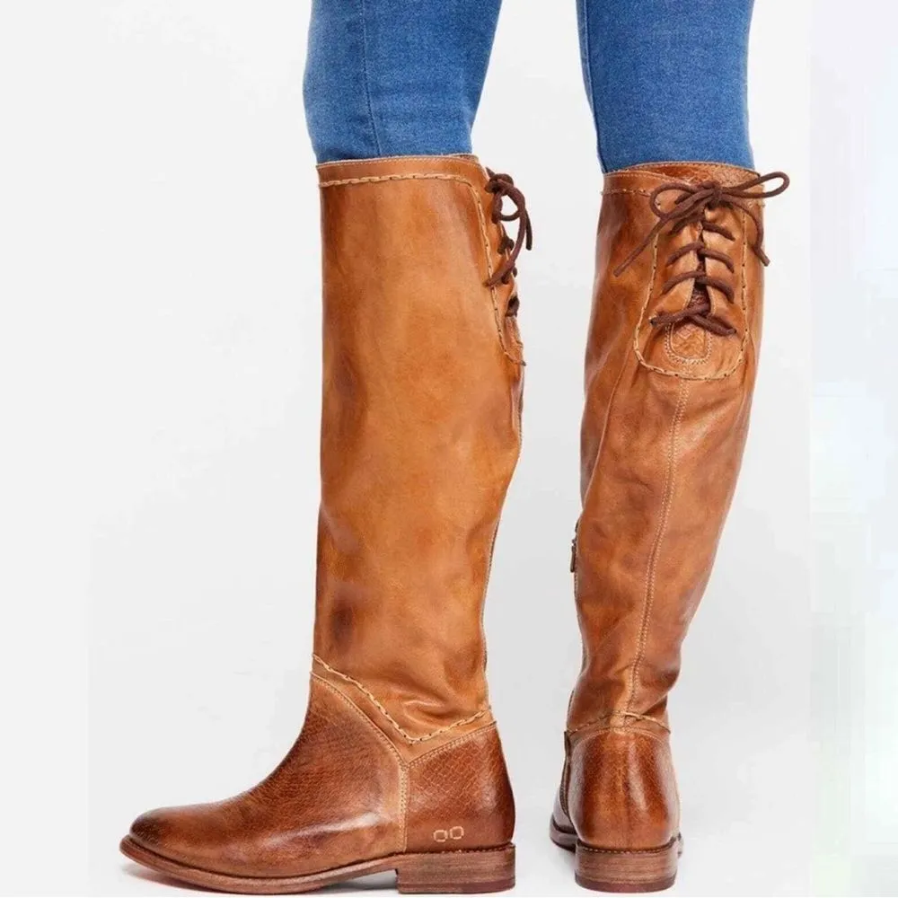 Bed Stu Cobbler Manchester Rustic Leather Riding Boots, Size 6.5 - Image 2