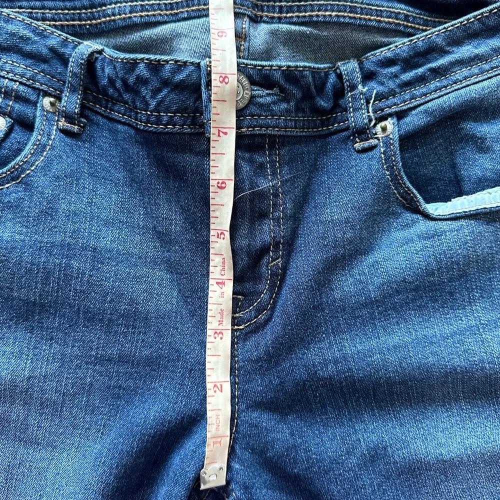 Retro Aeropostale Stretch Boot Cut Medium to Dark Wash Jeans Size 10 Short - Image 11