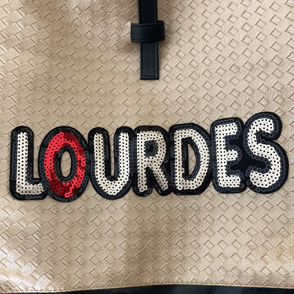 FINAL MARKDOWN Ladies’ Sequined “LOURDES” Shoulder Bag - Image 2
