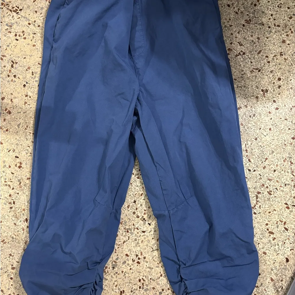 Free People Light parachute pants large blue color - Image 2